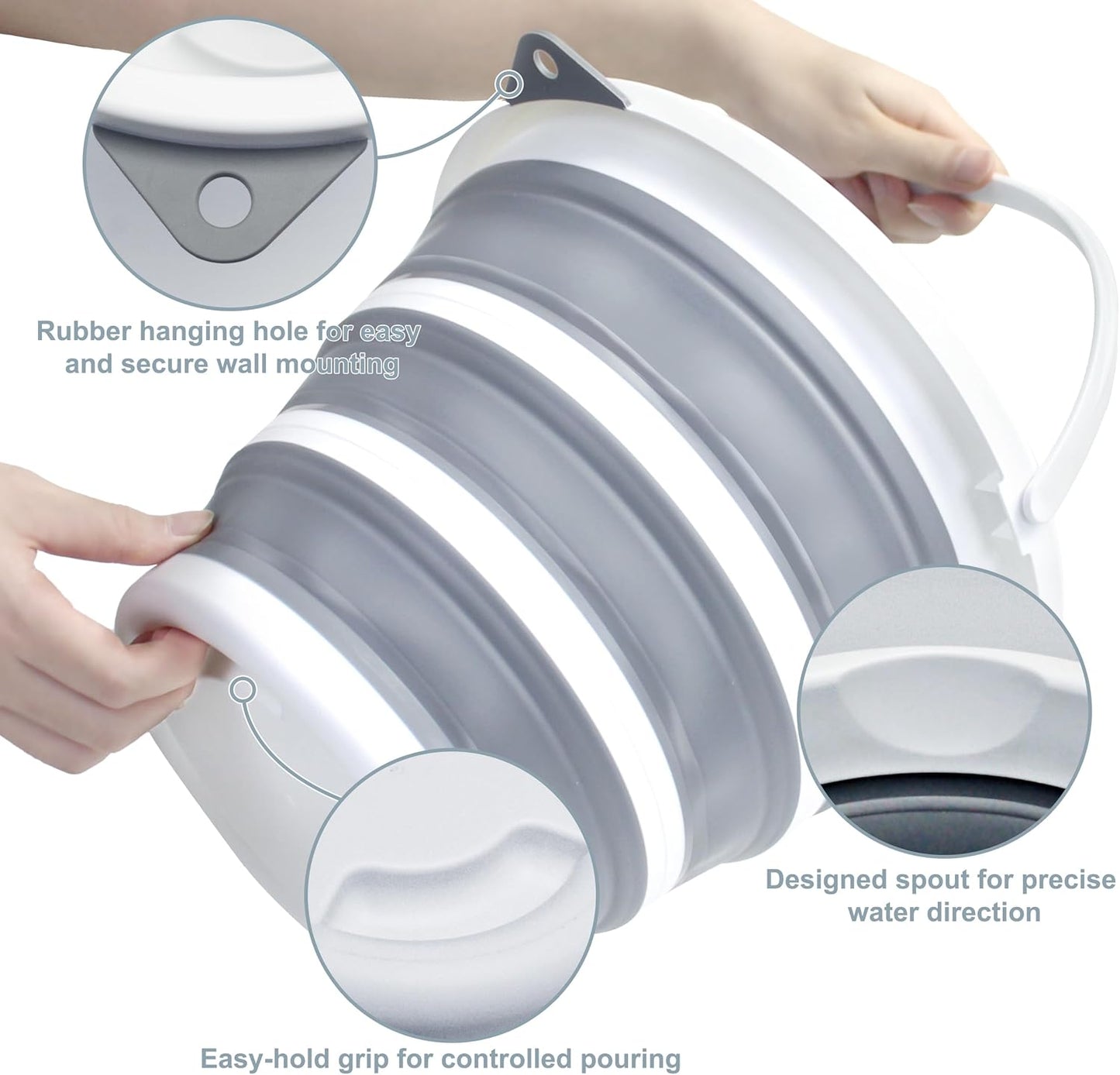 Portable Foldable Multi-Purpose Bucket