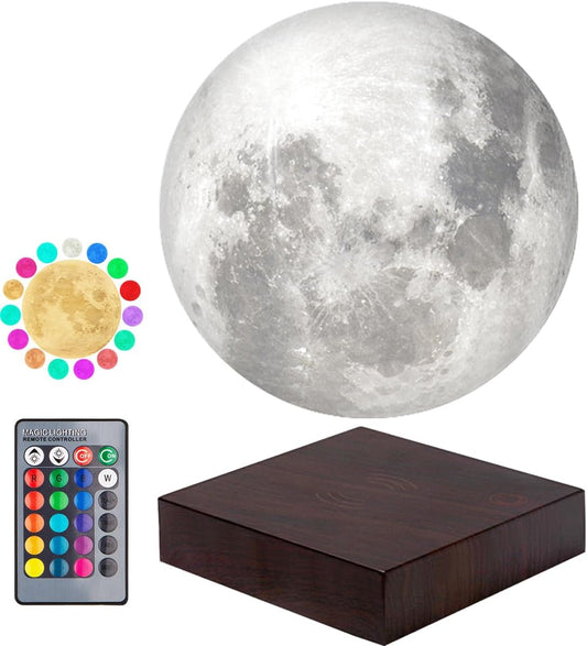 3D Moon-Shaped Night Lamp