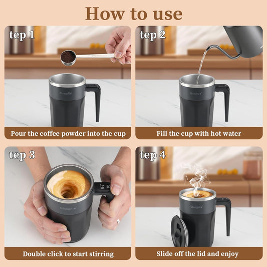 Self-Stirring Electric Mug